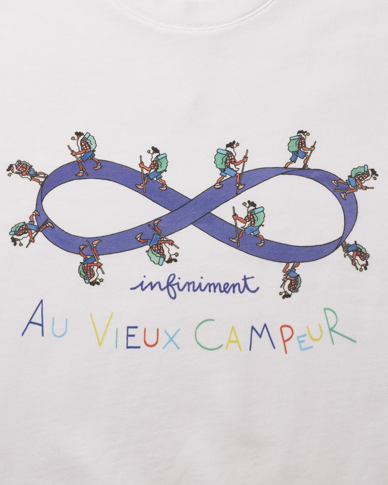 Au Vieux Campeur - Paid Holidays - Infiniment Vieux Sweatshirt - White