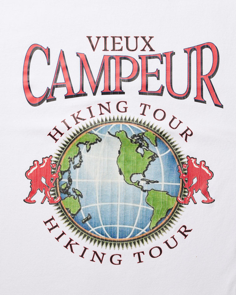 Au Vieux Campeur - Paid Holidays - Hiking tour T-shirt - White