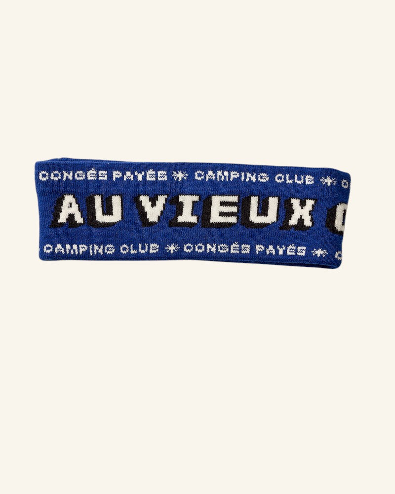 Au Vieux Campeur - Congés Payés - Bandeau AVC - Bleu