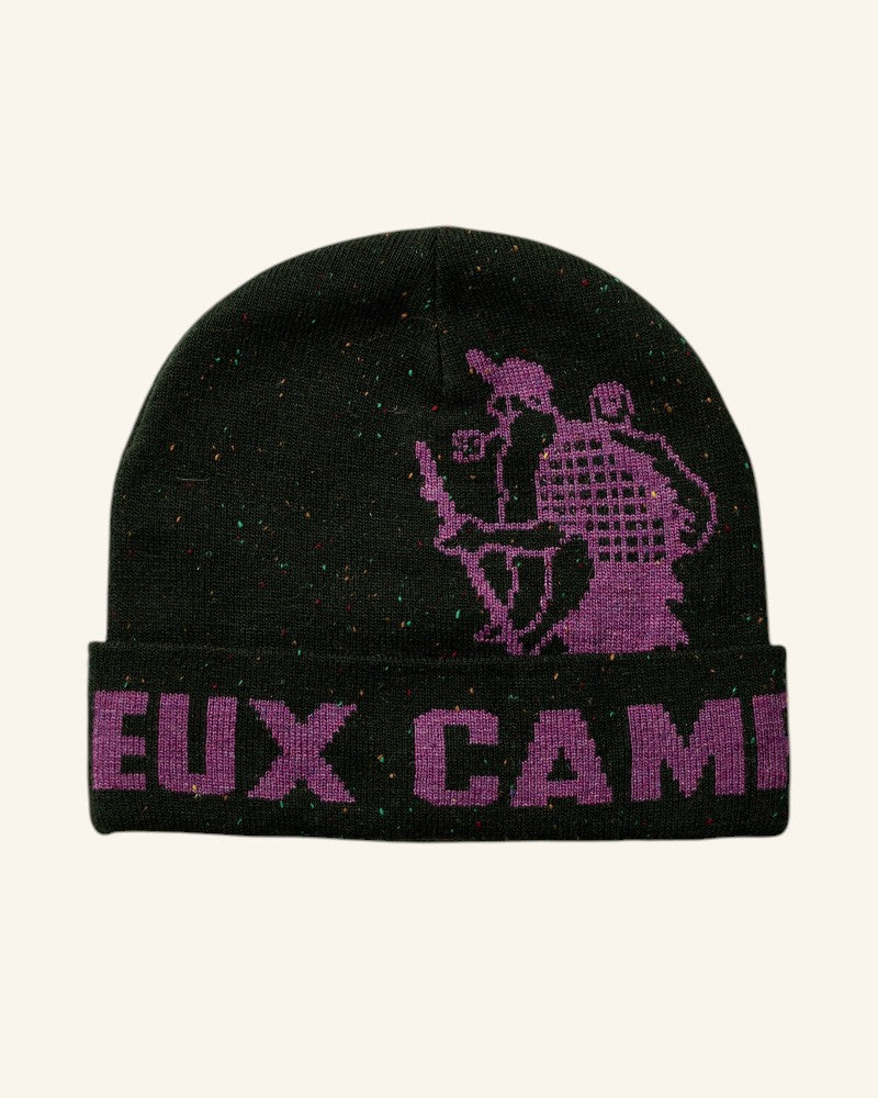 Au Vieux Campeur - Congés Payés - Bonnet Achille - Vert & Mauve