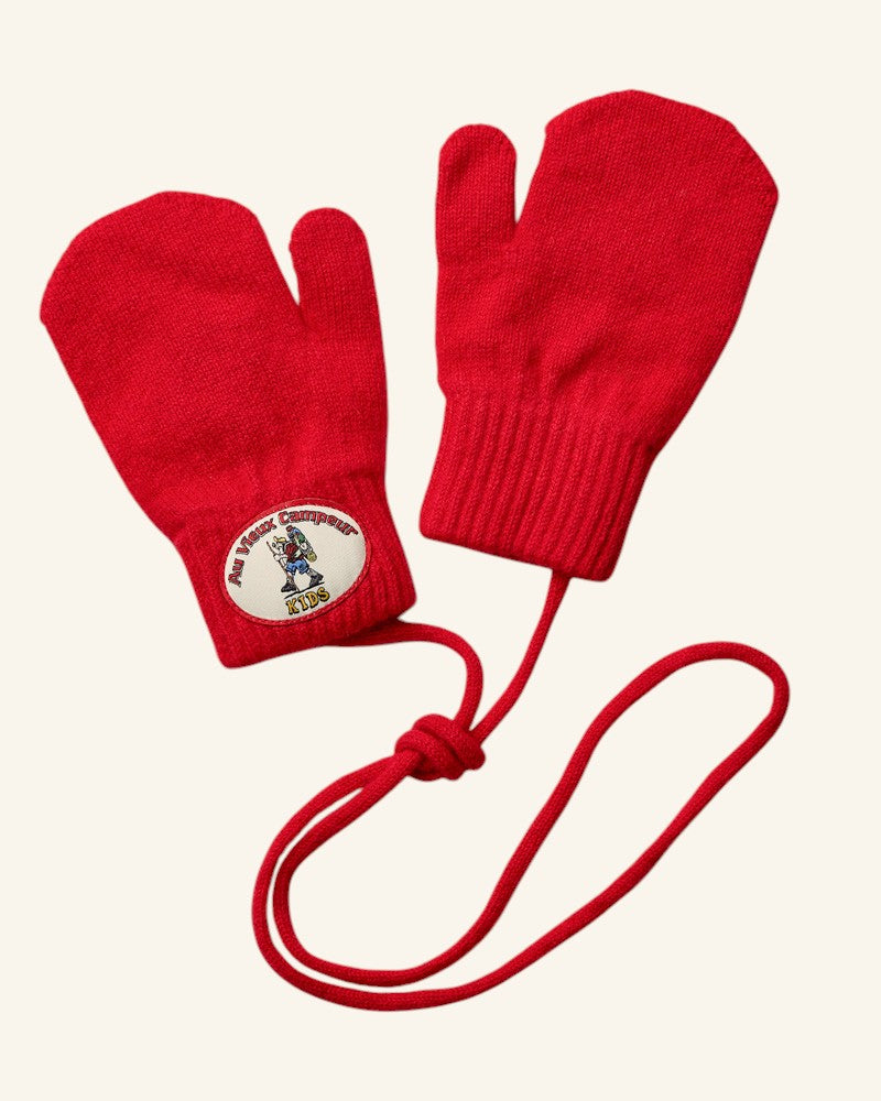 Au Vieux Campeur - Congés Payés - Moufles Ben Kids - Rouge