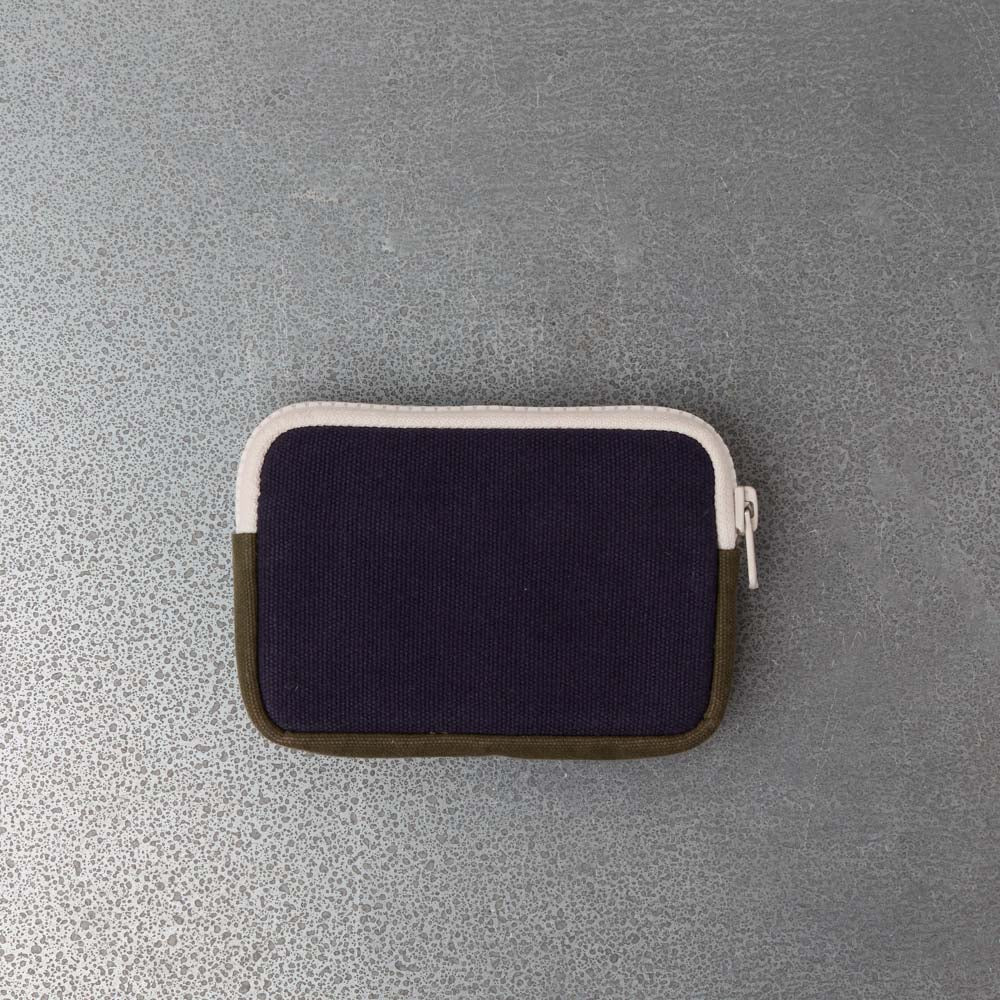 Merci - Candide S Coin Purse - Navy & Olive
