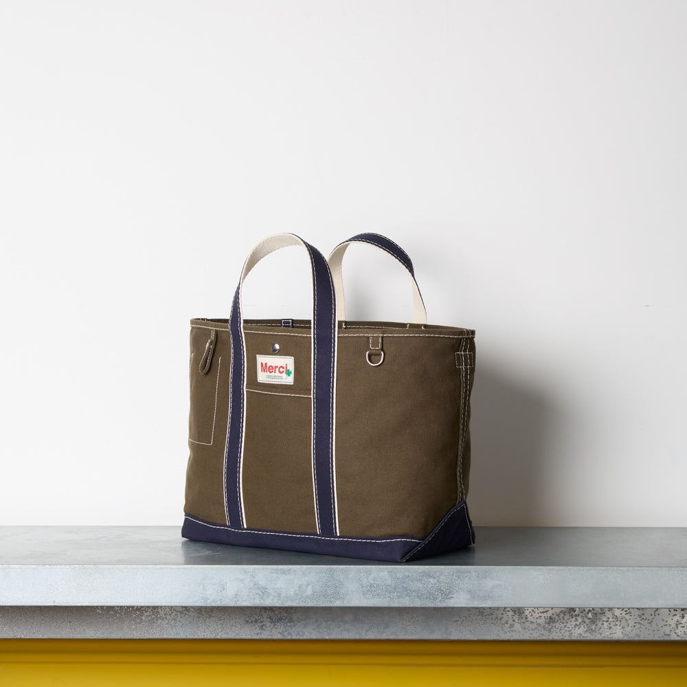 Merci - Cabas Candide Ribbon - Olive & Marine