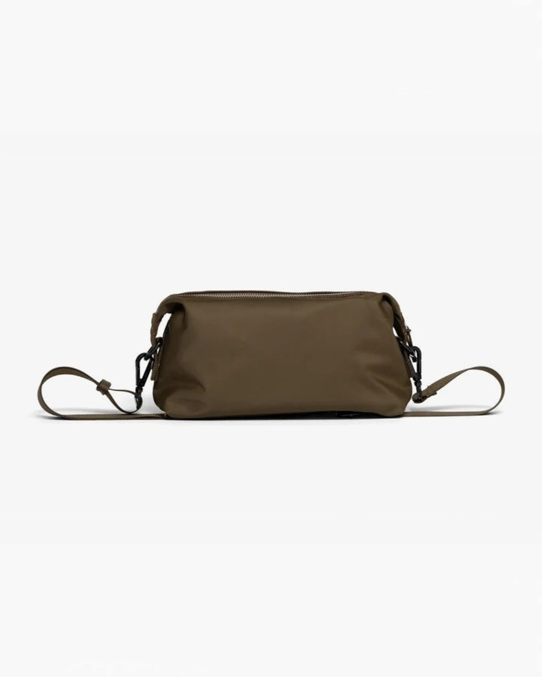 Sac bandoulière Merci Paris Ay Studios kaki en nylon recyclé au design minimaliste scandinave avec fermeture zippée